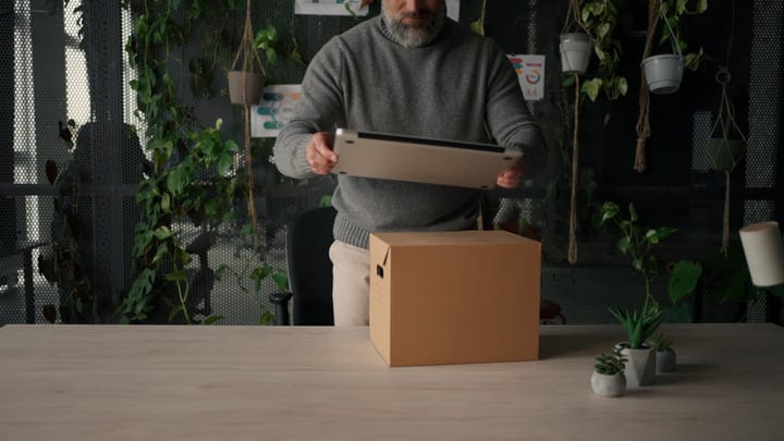 Unpacking New Beginnings In A Green Office Space