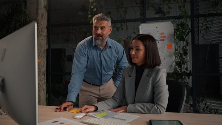 Collaborative Energy In A Modern Office Setting