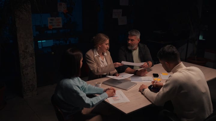 Collaborative Energy Sparks Ideas In The Late-Night Office