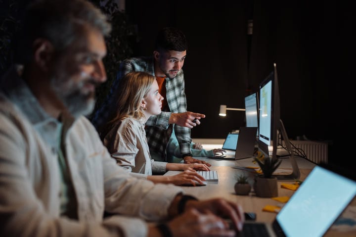 Late-Night Team Collaboration Sparks Innovation and Success
