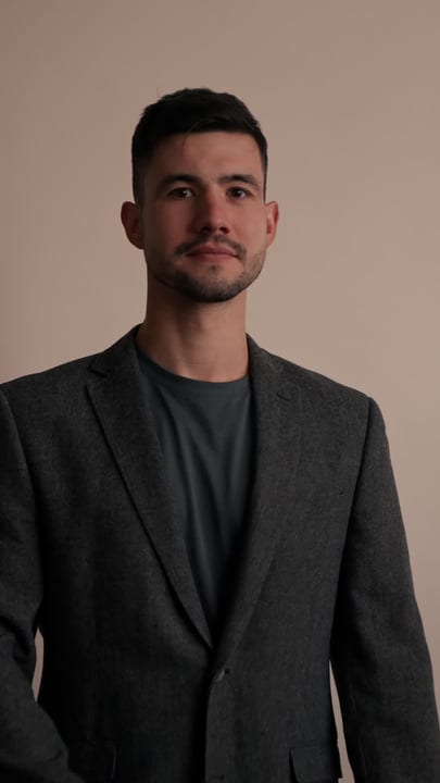Confident Businessman in a Modern Office Setting