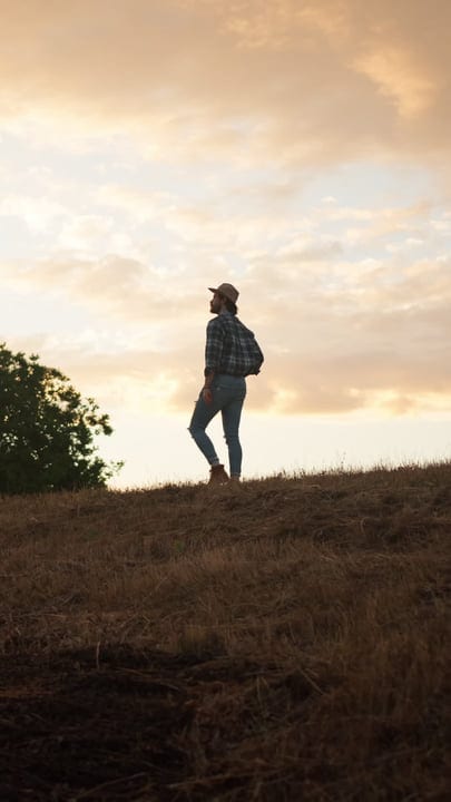 A Farmer Embraces The Horizon With Digital Tools
