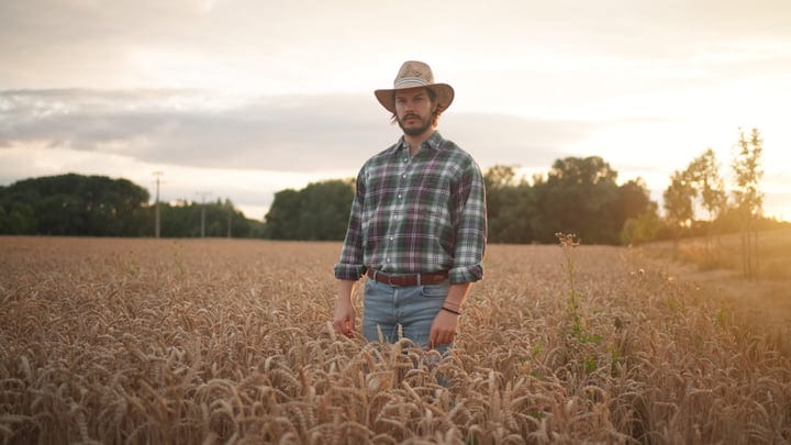 Golden Hour Reflections Of A Modern Farmer