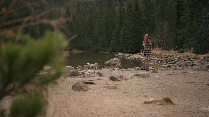 Solitude Found By A Tranquil Forest Lake