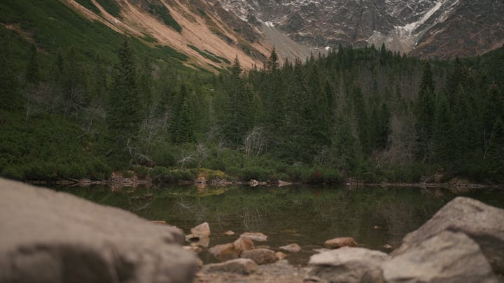 Tranquil Reflections in a Mountain Wilderness