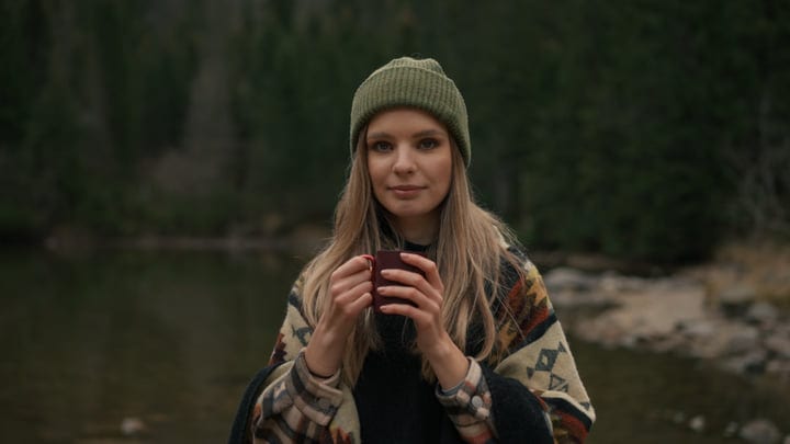 Embracing The Wilderness With A Warm Cup In Hand