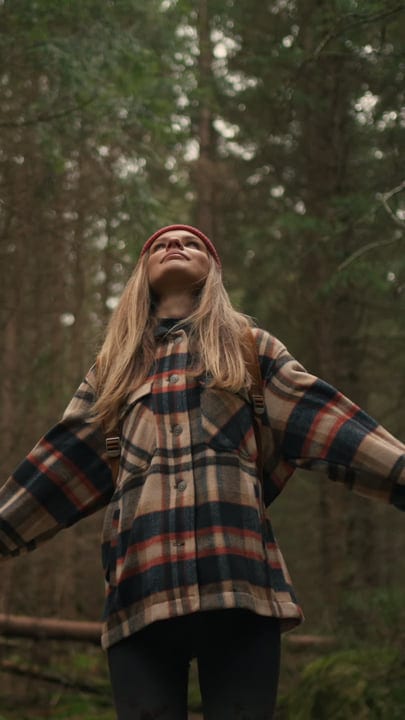 Embracing Nature's Serenity In The Heart Of The Forest