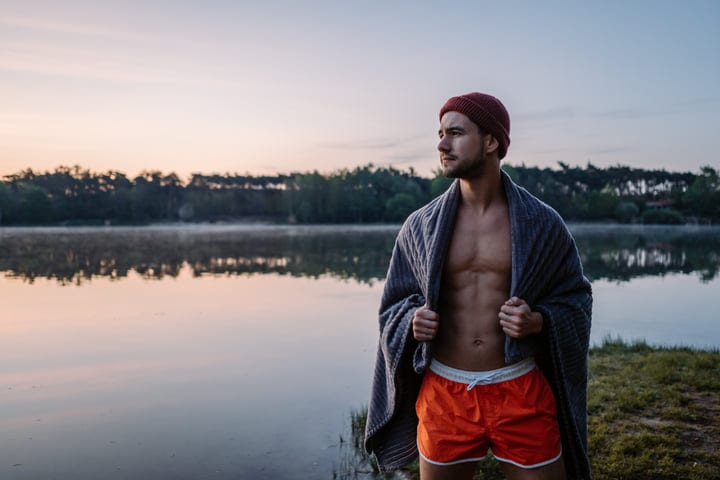 Morning Reflections After A Chilly Swim In Nature