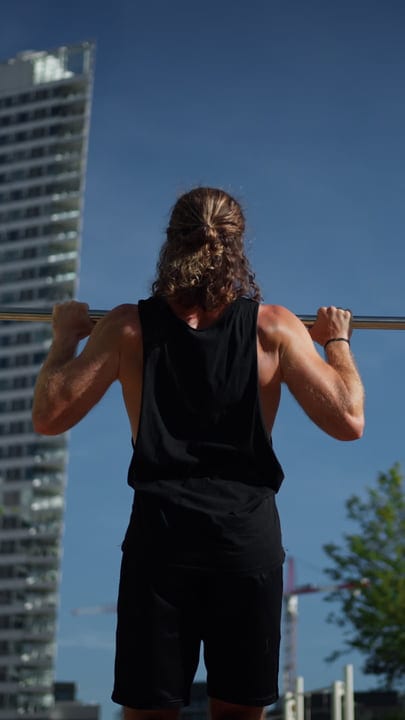 Urban Skater Embraces Sunset Workout With Determination