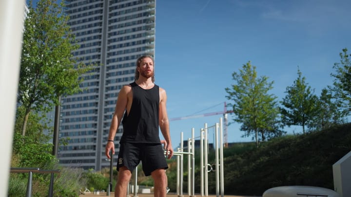 Urban Skater Embraces Summer Breeze in the Cityscape