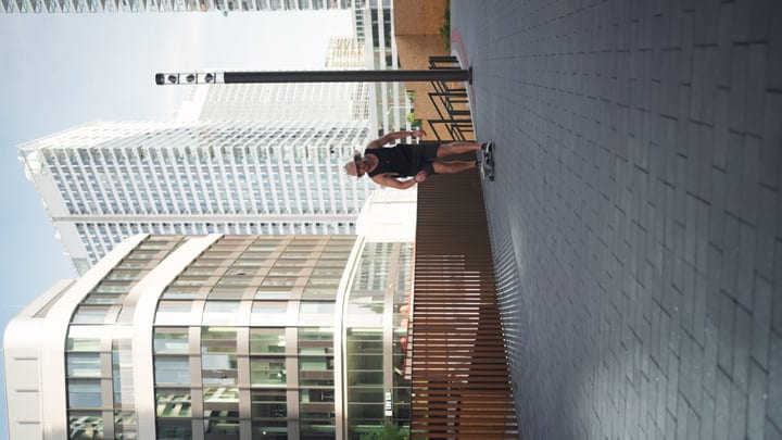 Skater Embraces the City Vibe at Sunset