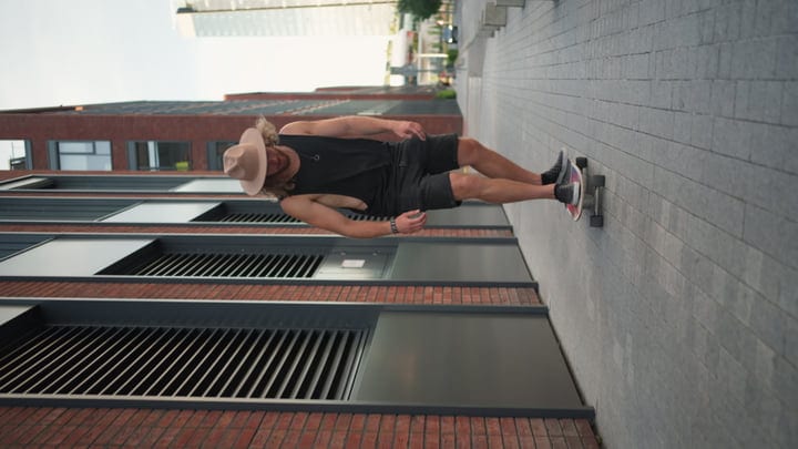 Effortless Skateboarding Along Urban Sunset Streets