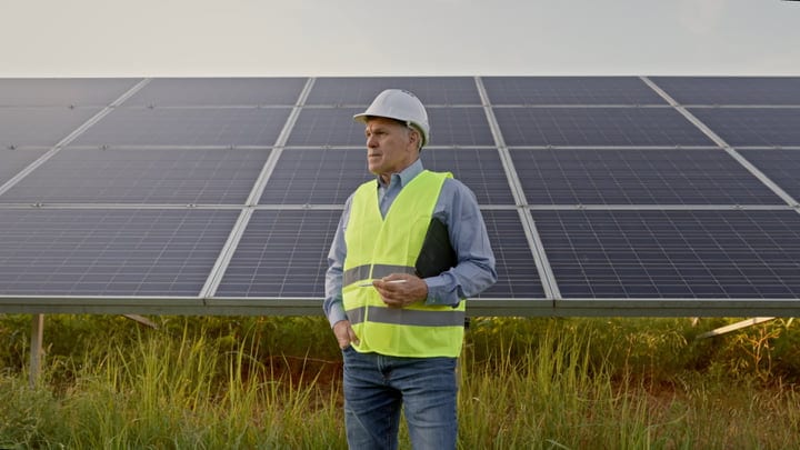 Seasoned Engineer Evaluates Solar Efficiency In Field