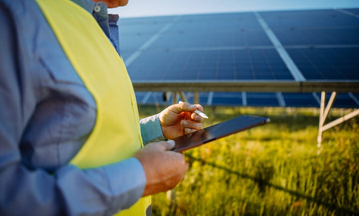 Renewable Energy Expert Analyzes Solar Array With Precision