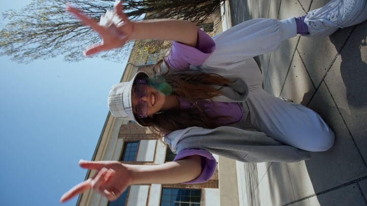 Joyful Moves Under Spring Skies In Urban Dance