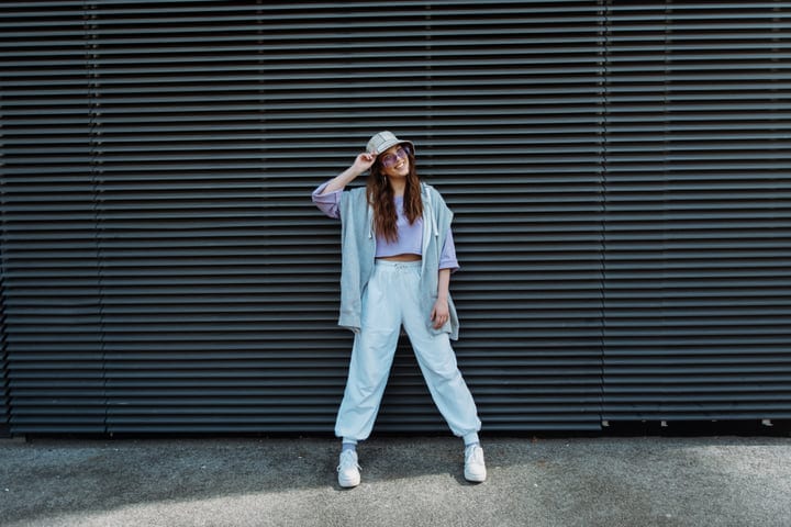 Effortless Style Meets Urban Rhythm On The Street