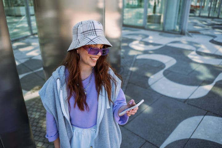 Urban Style Meets Technology In A Sunlit Plaza