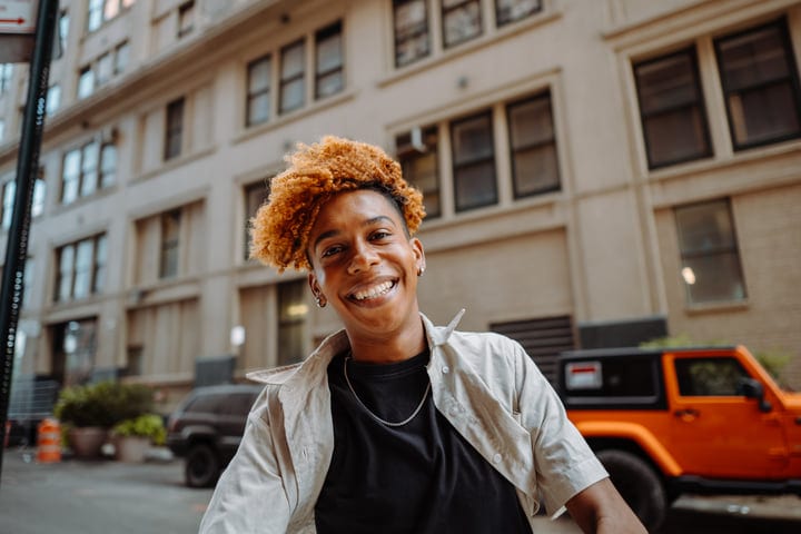 Youthful Energy Radiates On A Vibrant NYC Street