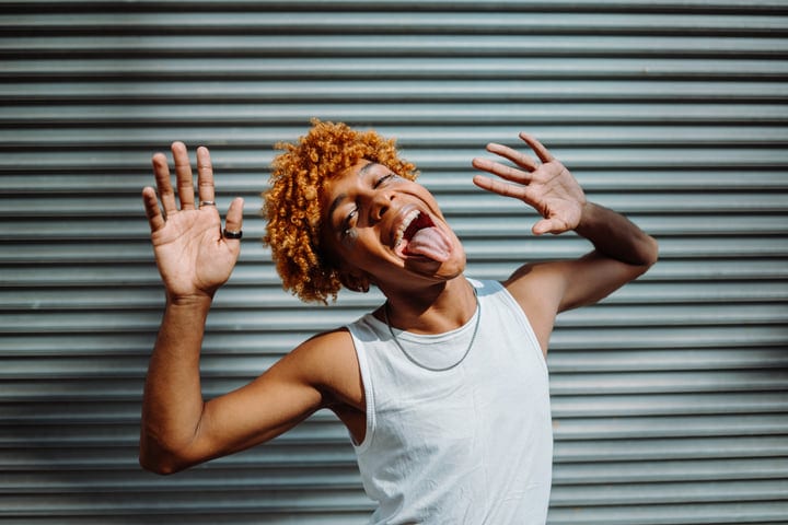 Expressive Youth Shines With Vibrant Energy In The City
