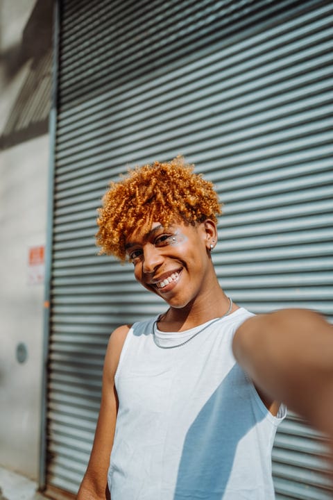 Sunlit Smiles Capture the Essence of Urban Youth