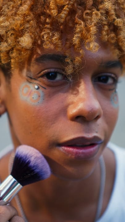 Radiant Expression Of Urban Youth Embracing Creative Style