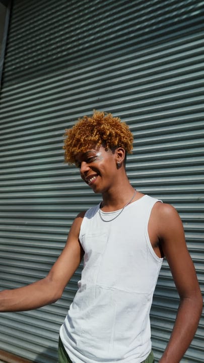 Youthful Laughter Echoes Against Urban Metal Backdrop