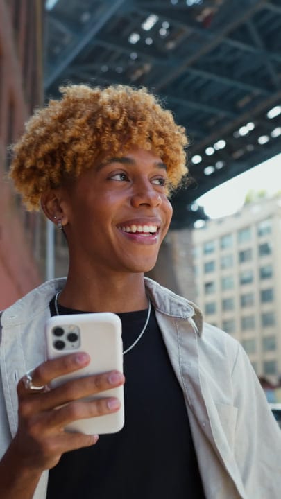 Joyful Youth Embraces the Vibrant Streets of NYC