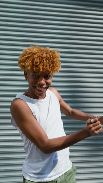 Vibrant Youth Expresses Joy On A Sunny NYC Day
