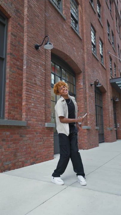 Joyful Dance Moves On A Vibrant NYC Street