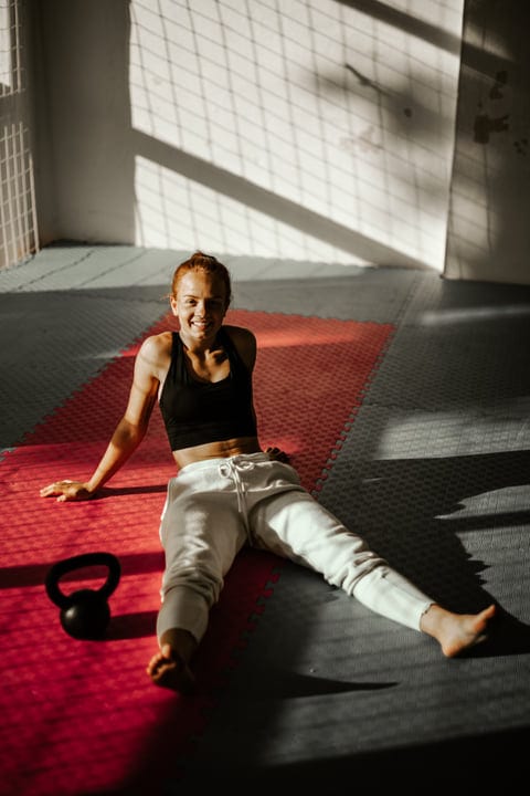 Sunlit Smiles After Intense Parkour Training Session
