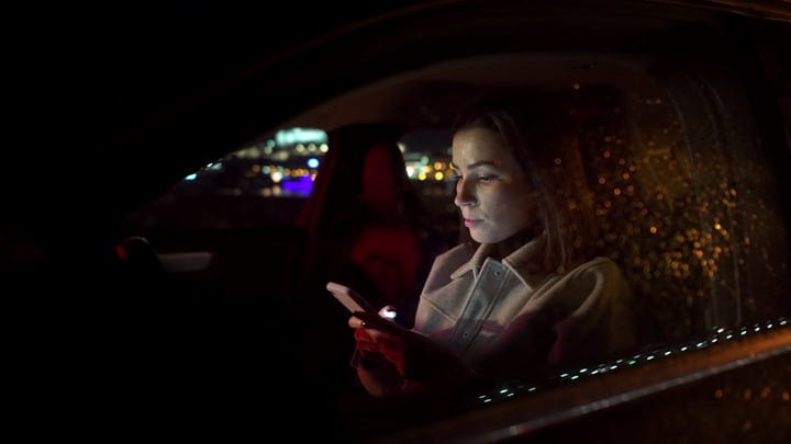 A Businesswoman Navigates Nightlife From Her Car