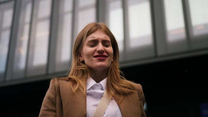A Businesswoman Embraces Vienna's Urban Vibe in Autumn
