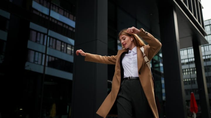 Dancing In The City Breeze With Confidence And Joy
