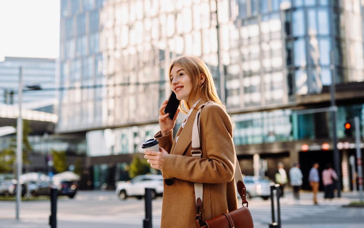 A Businesswoman's Morning in Vibrant Vienna Streets