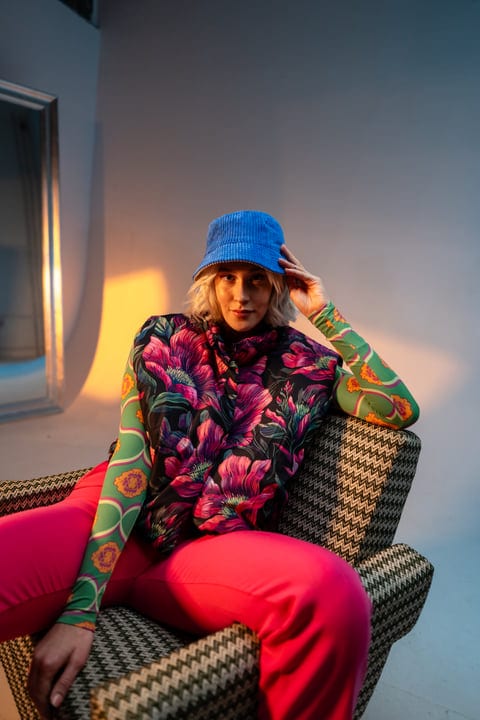 Vibrant Gen Z Style Blossoms Under Studio Lights