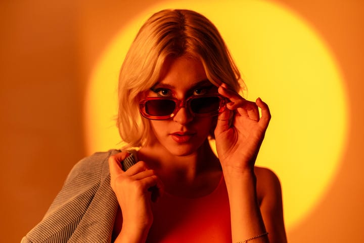 Gen Z Style Shines In Golden Hour Studio Glow