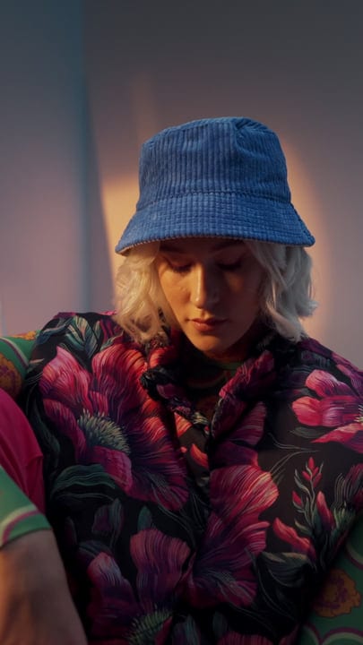 Gen Z Embraces a Floral Vibe in Studio Portrait