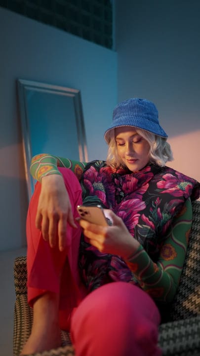 Gen Z Embraces Cozy Style In Vibrant Studio Setting