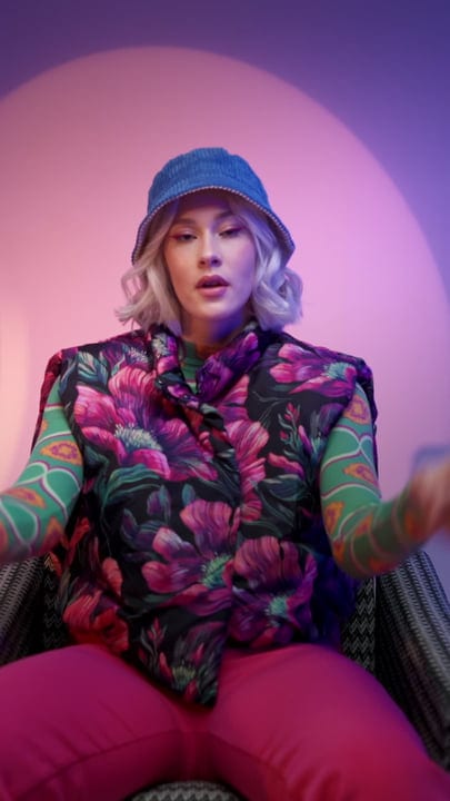 Vibrant Gen Z Fashion Meets Playful Studio Ambiance