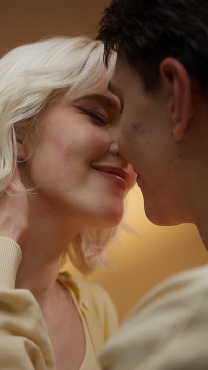 Tender Moments Shared in a Warm Studio Glow