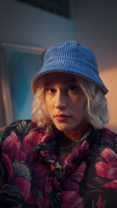 Bold Patterns and Soft Light in Gen Z Portrait