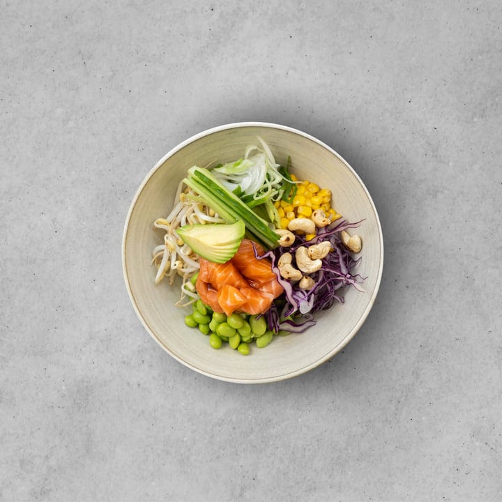 Vibrant Poke Bowl Bursting With Fresh Ingredients
