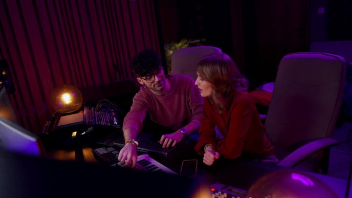 Collaboration Sparks Creativity In Studio Session