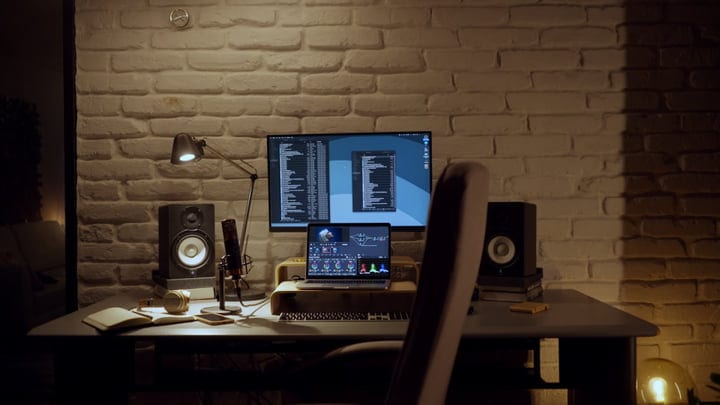 Late Night Creativity In The Modern Studio Space
