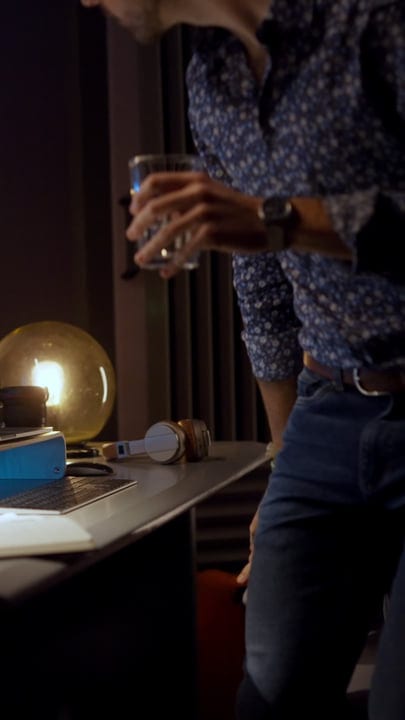 Creative Session Unfolds Under Soft Studio Light