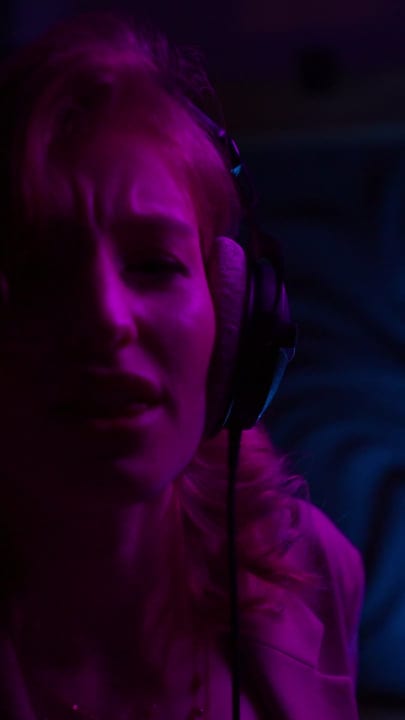 Captivating Beats In A Dimly Lit Studio Session