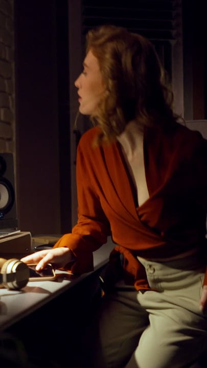 Creative Focus in a Cozy Recording Studio