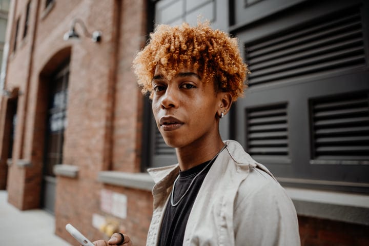 Candid Moment With Urban Ambience On New York Streets