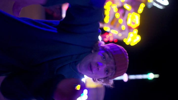 Urban Night Dancer Moves Under Neon Lights