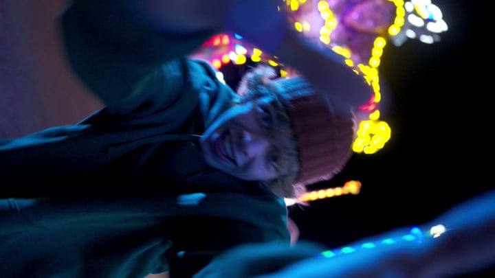 Vibrant Street Dance Under Neon Nightlights Captures Energy